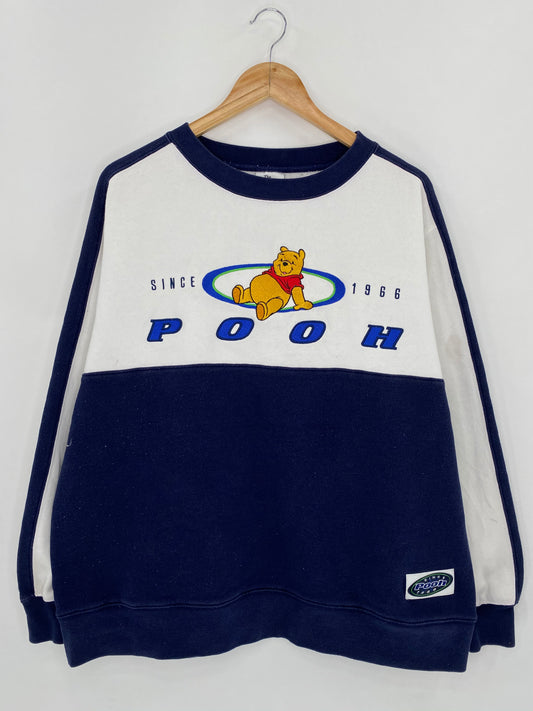 00’ Disney Pooh Size L Vintage Sweat-Shirt   / 5847