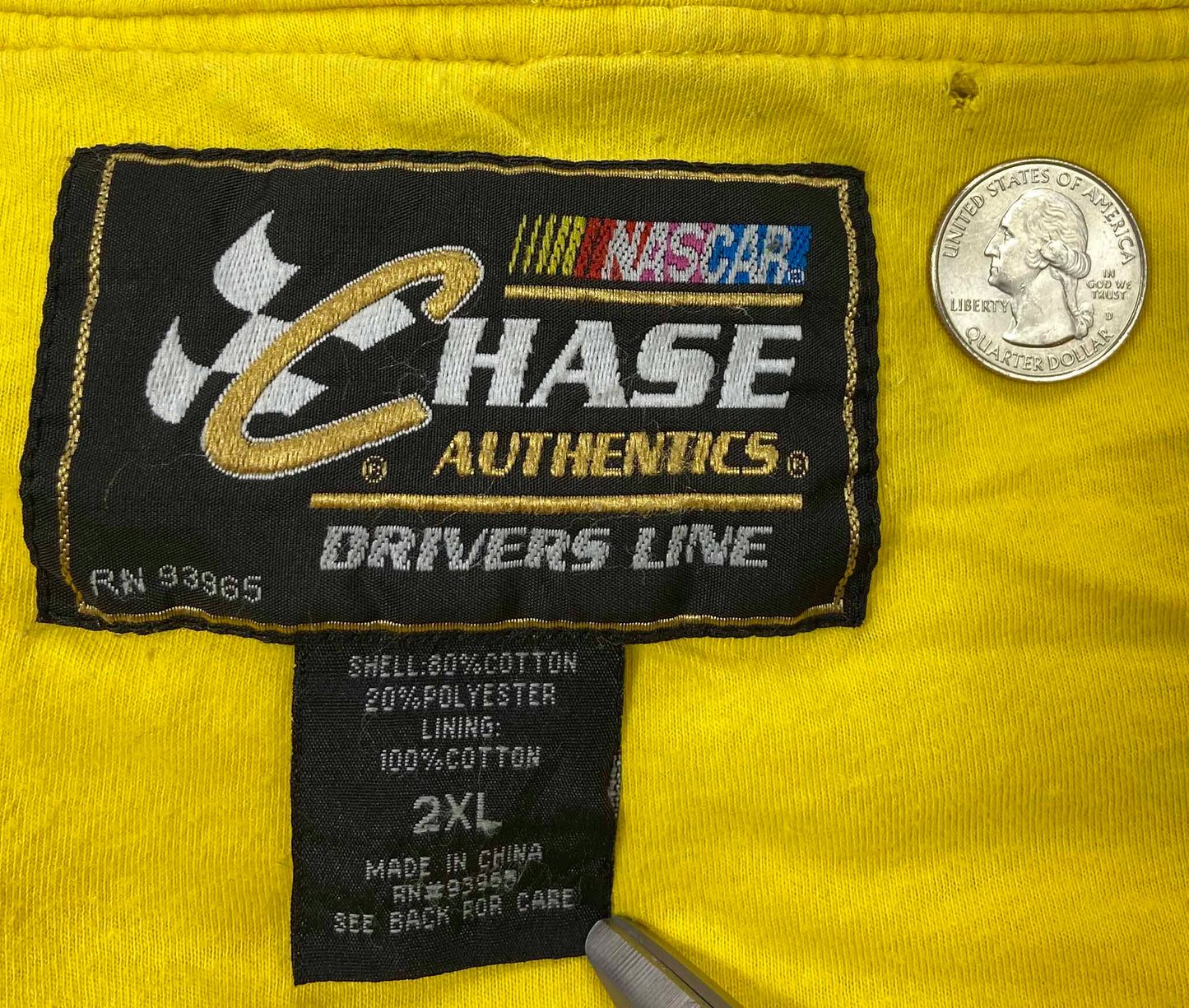 Vintage m&m's Racing Half-Zip Hoodie Sweat-Shirts / 3203