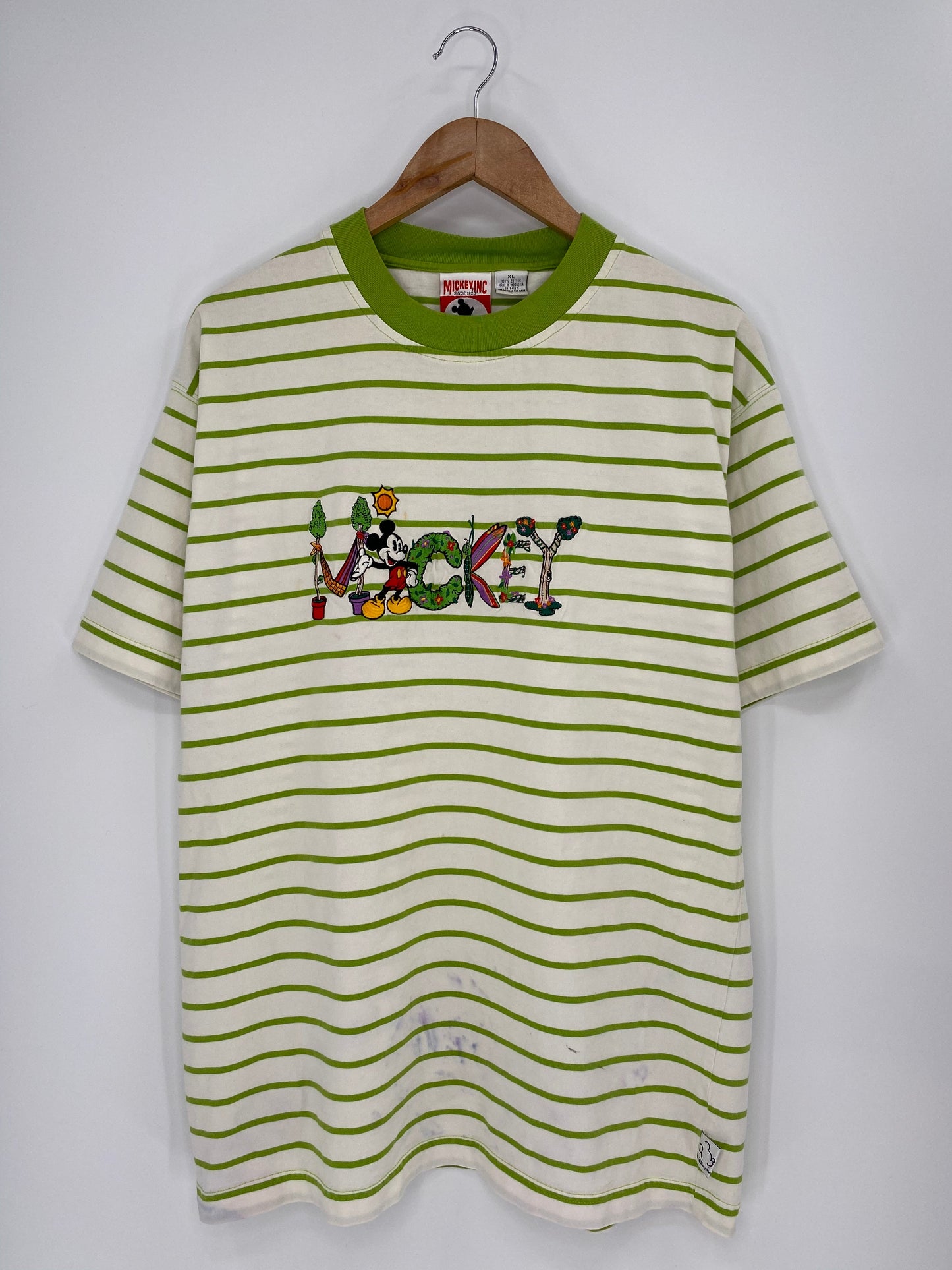 90’s DISNEY MICKEY Size XL Vintage T-Shirt / K9315