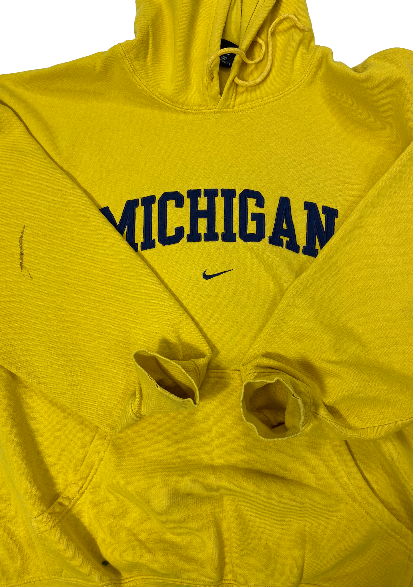 90's Nike x Michigan Vintage Hoodie Sweat-Shirt / 3259