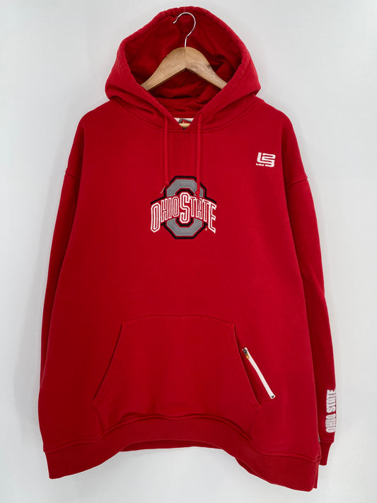 00’ NIKE OHIO STATE Size XXL Vintage Hoodie Sweat-shirt / 8837