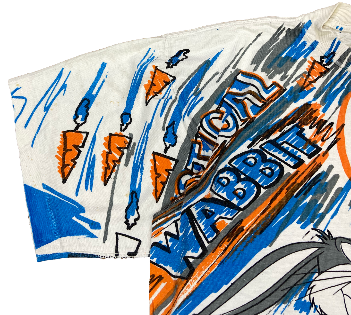 1993 Bugs Bunny Looney Tunes All Over Print Vintage T-Shirt / 3289