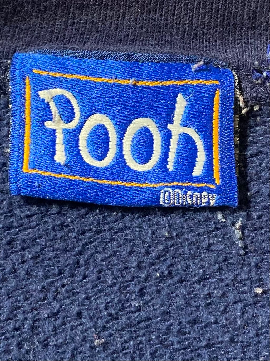 00' DISNEY WINNIE THE POOH Size No Tag(Approx. L) Vintage Sweat-shirt / A6753