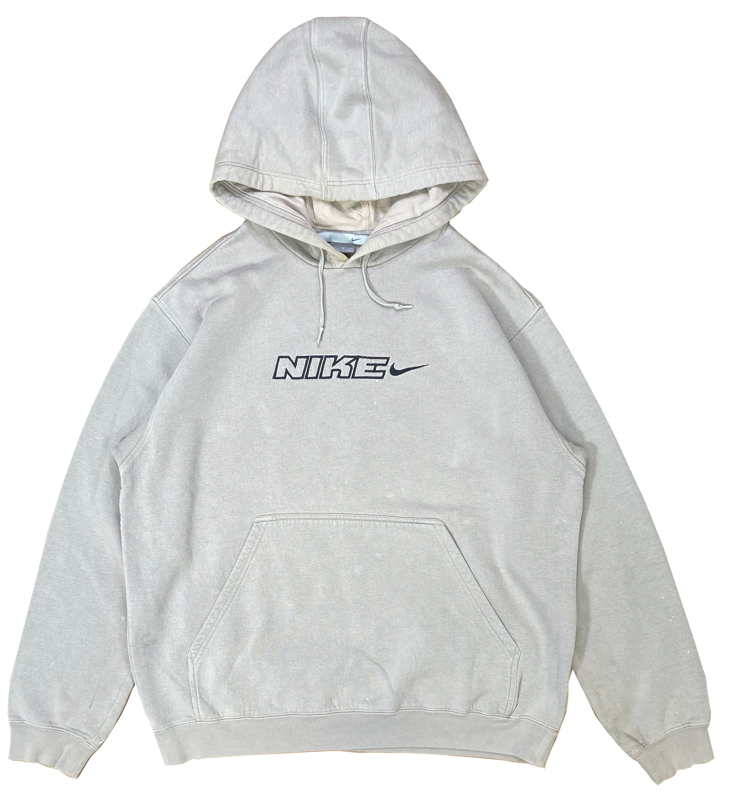 00' Nike Center Logo Vintage Hoodie Sweat-Shirt / 3299