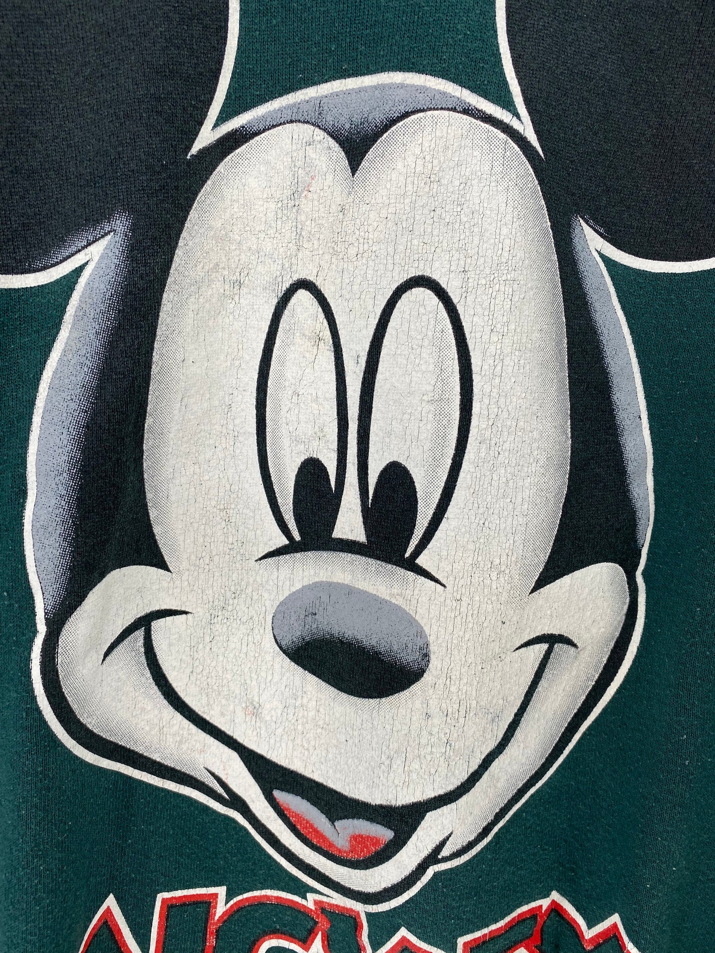 90’s DISNEY MICKEY Size Approx.L Vintage Sweat-Shirts / E1989S