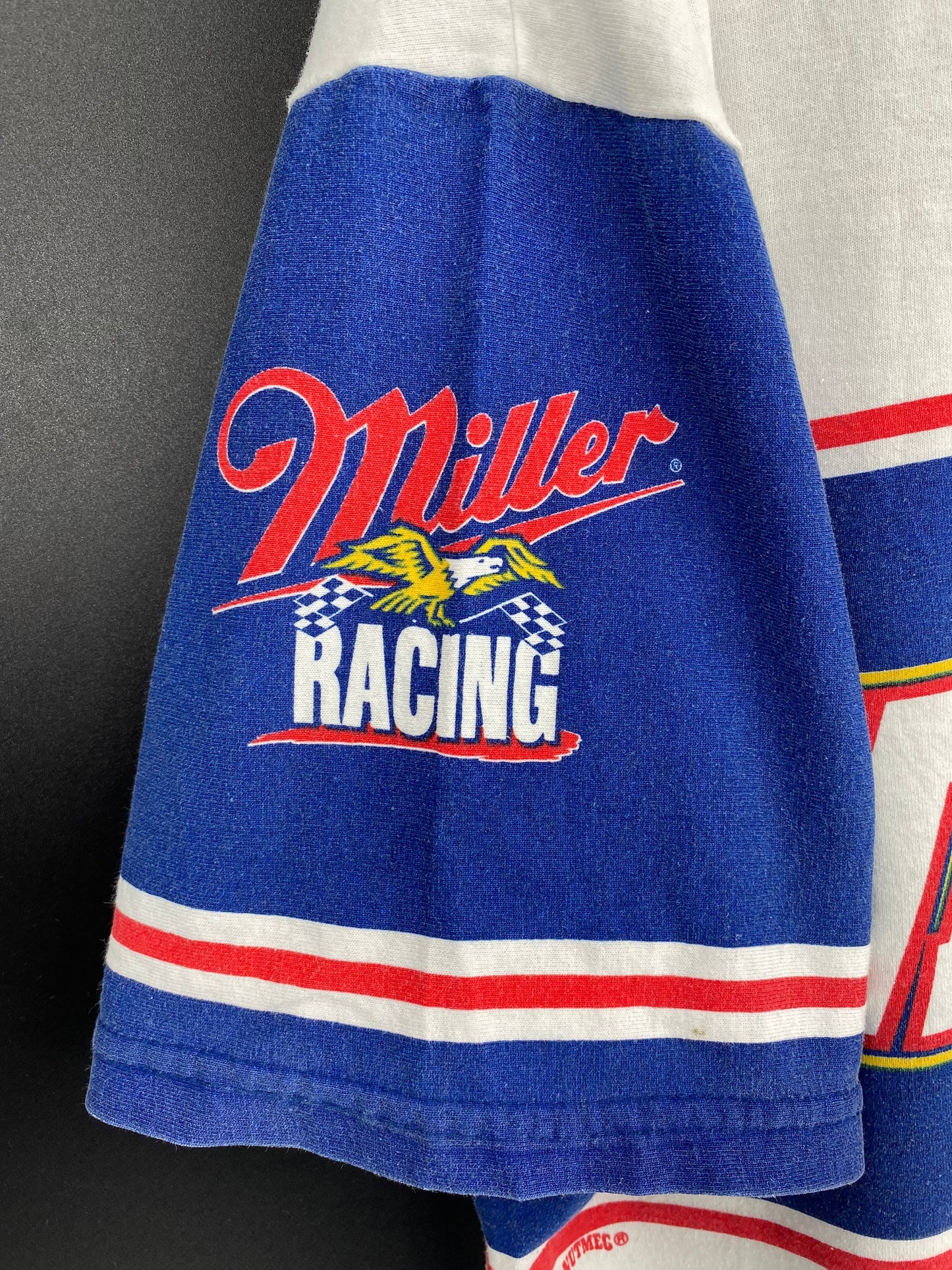 90’s RUSTY WALLACE RACING MADE IN USA Size L Vintage Racing T-Shirt / E3041T