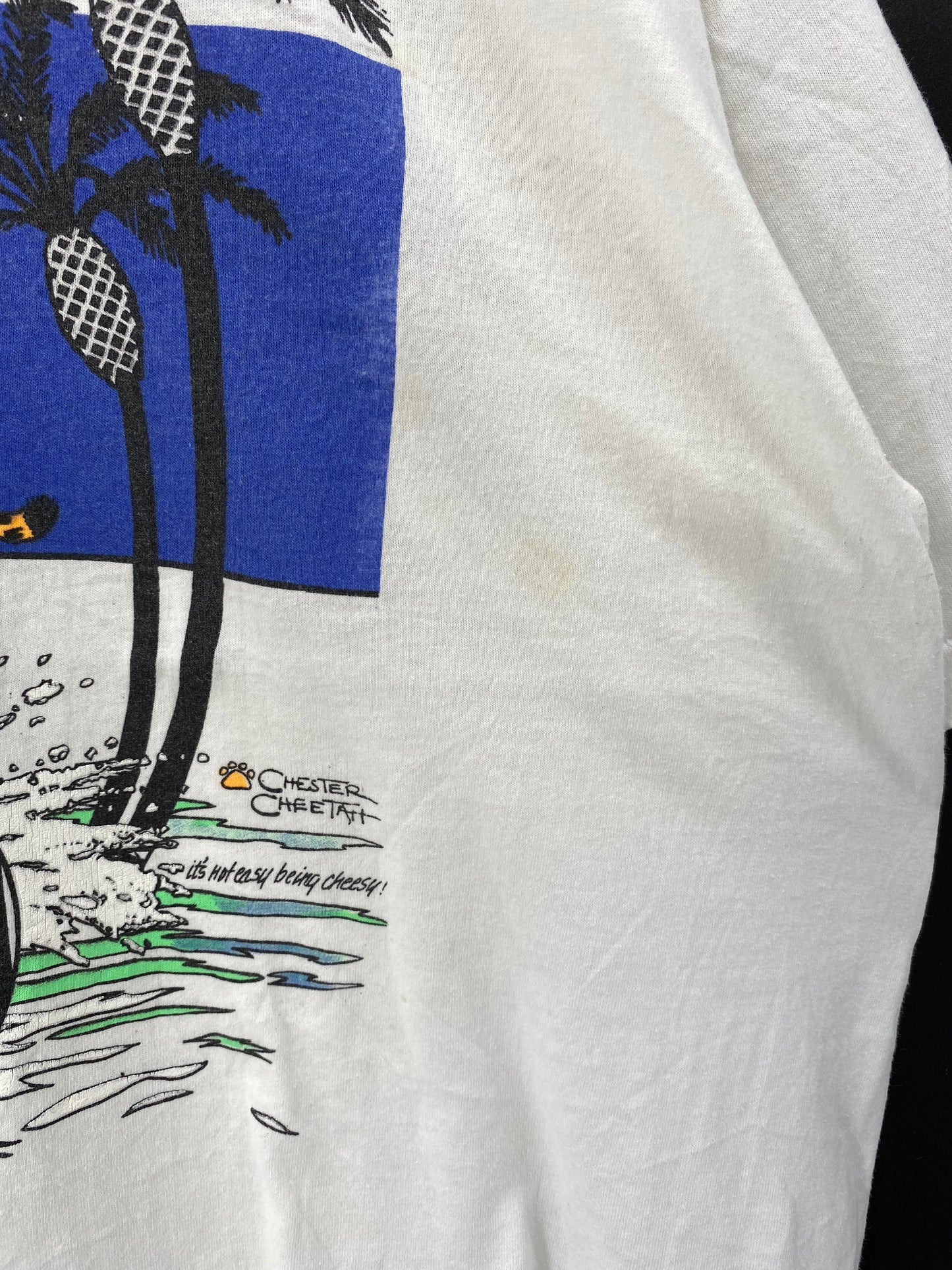 90’s CHESTER CHEETATT Made in USA Size XXL Vintage T-Shirt / A4935