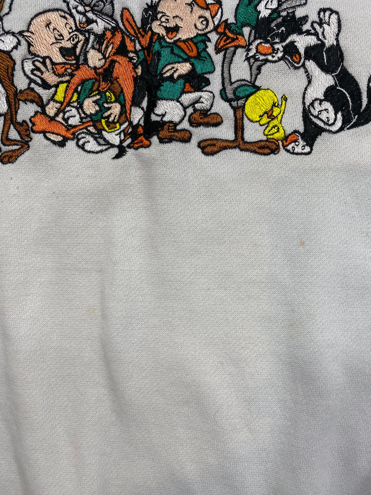 Vintage Looney Tunes Size Approx.L Hoodie Sweat-Shirts / 5656