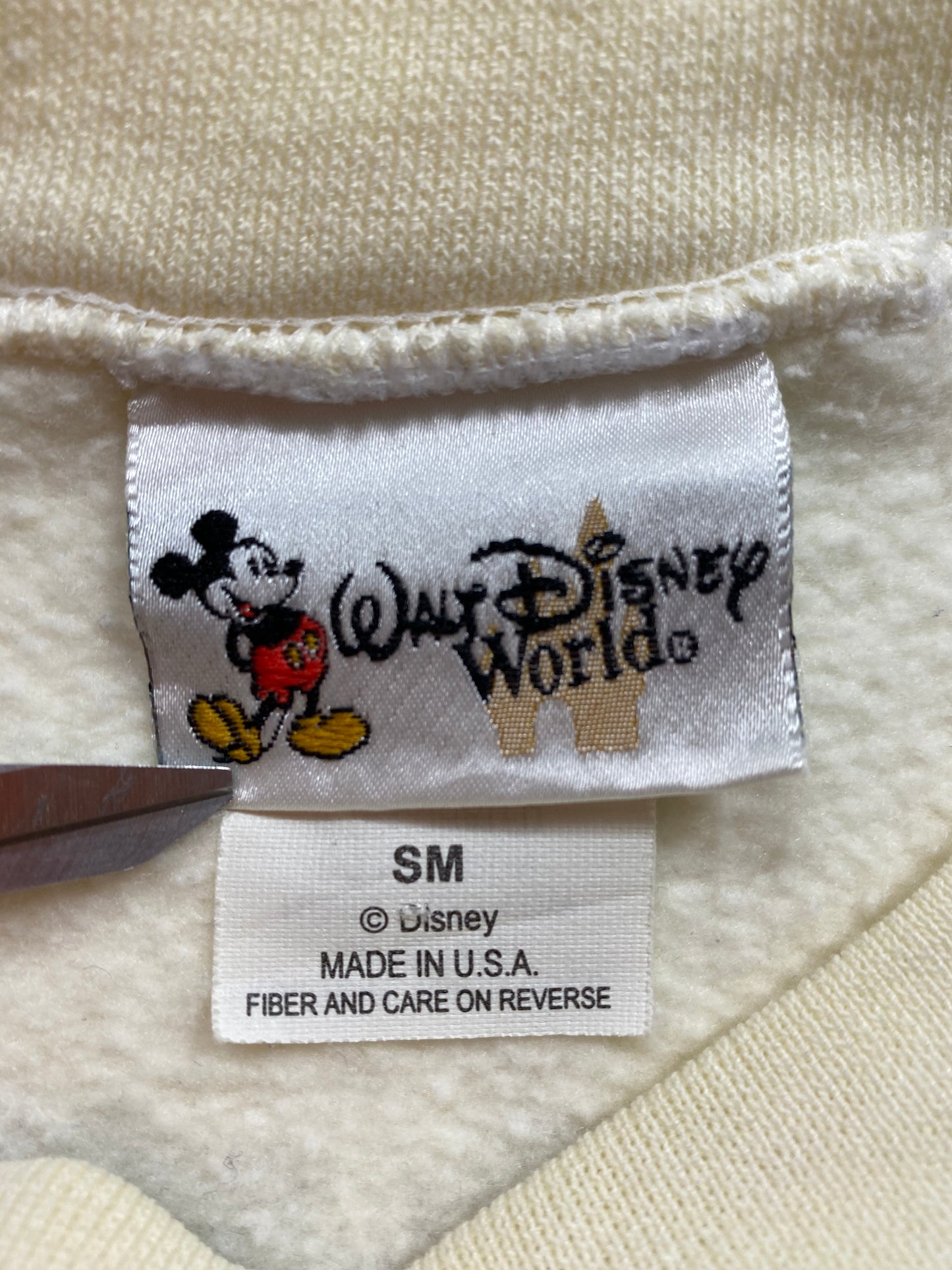 00’ Disney ANIMAL KINGDOM Made in USA Size S-M Vintage Sweat-shirt / 6578