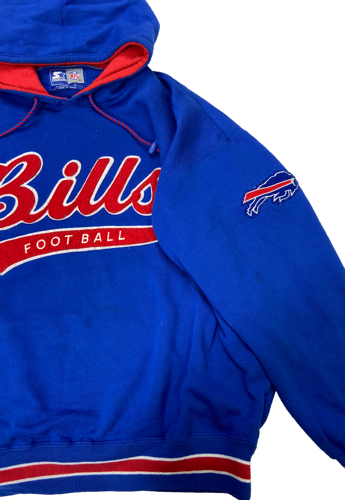 90's Starter Bills NFL Hoodie Sweat-Shirt / 3311