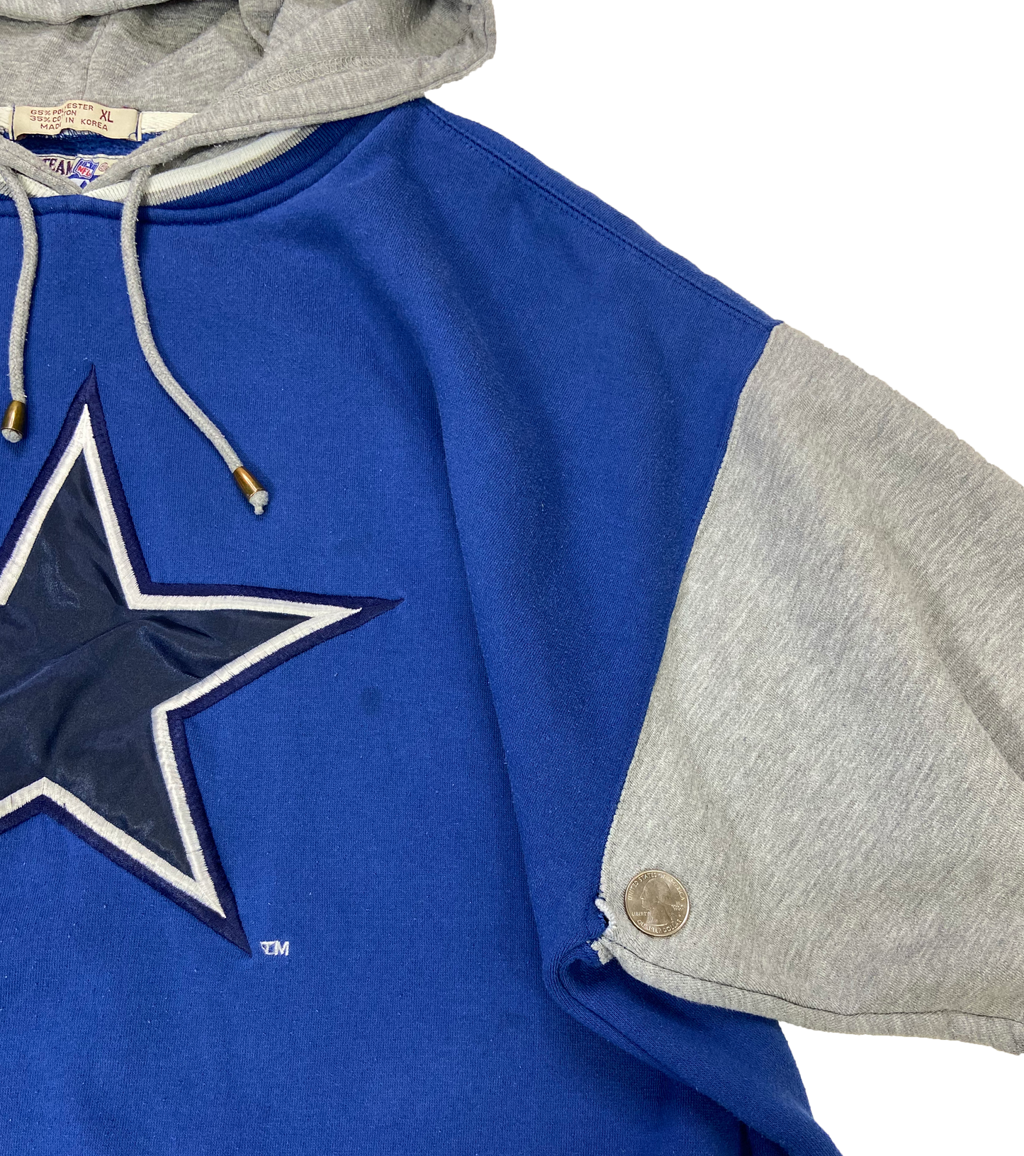 90's Starter Cowboys NFL Hoodie Sweat-Shirt / 3314