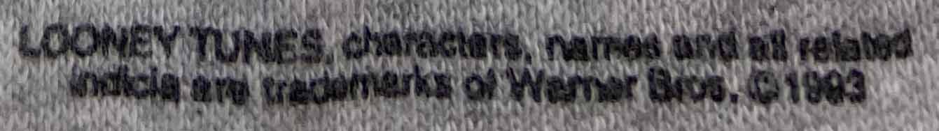 1993 Bugs Bunny Looney Tunes x Michigan Vintage Sweat-Shirts / 3352