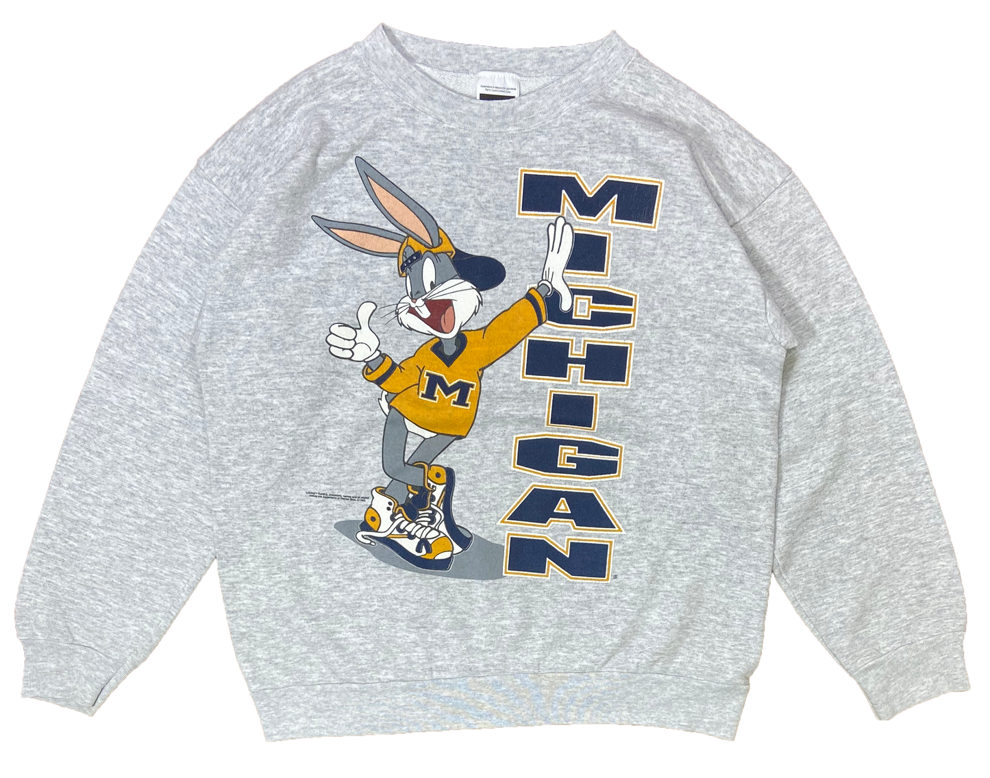 1993 Bugs Bunny Looney Tunes x Michigan Vintage Sweat-Shirts / 3352