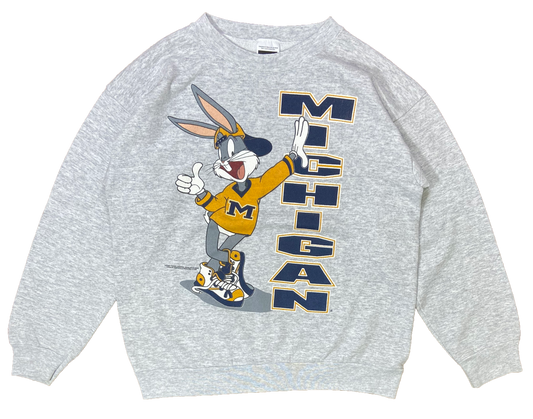 1993 Bugs Bunny Looney Tunes x Michigan Vintage Sweat-Shirts / 3352