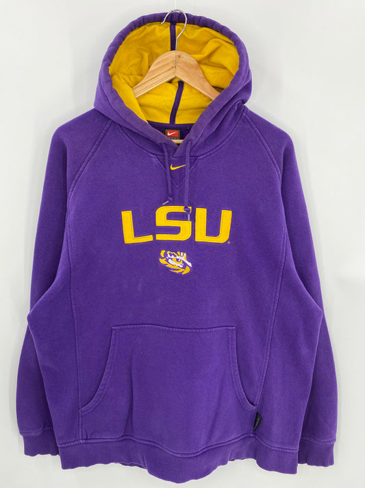 00’ NIKE LSU Size M Vintage Hoodie Sweat-shirt / 6782