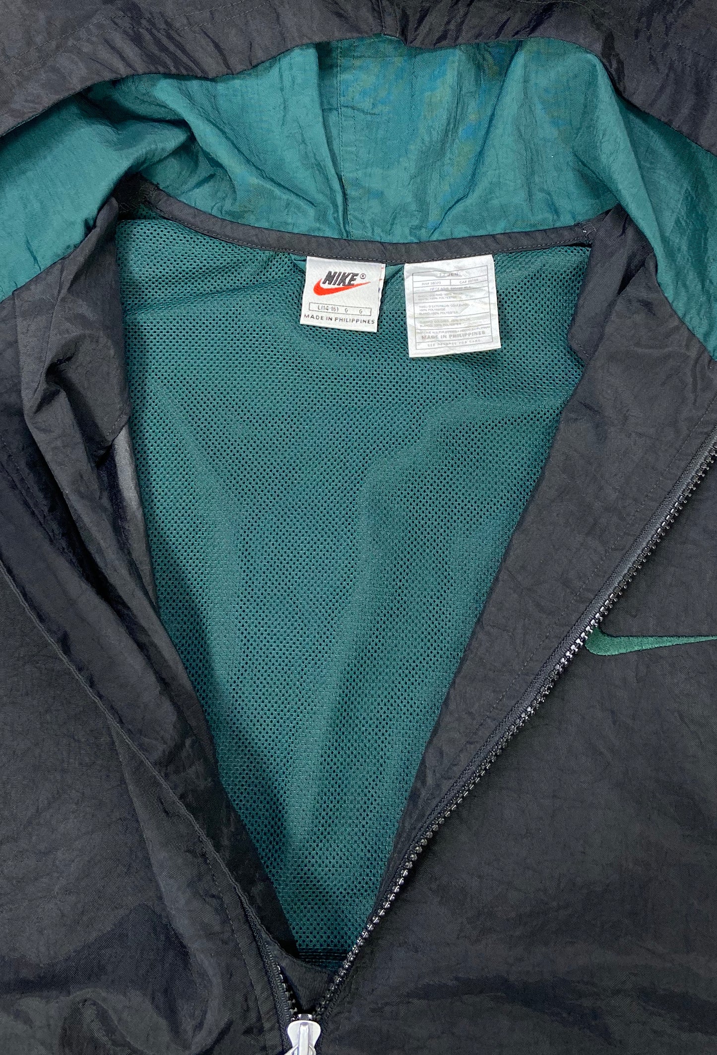 90's Nike Vintage Boys Half-Zip Nylon Jacket / 3374