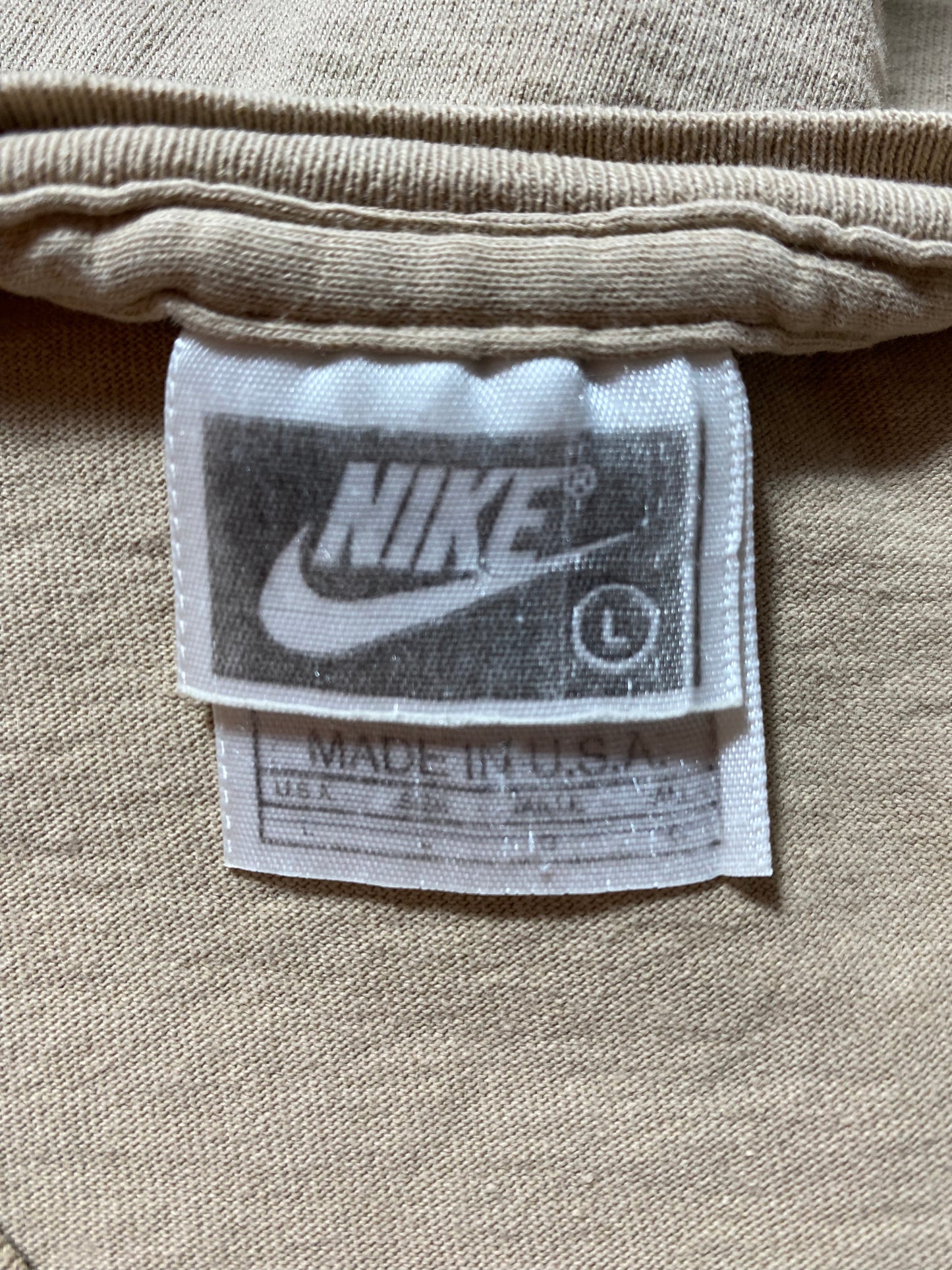 90's NIKE MINI SWOOSH Made in USA Size L Vintage T-Shirt / k1206