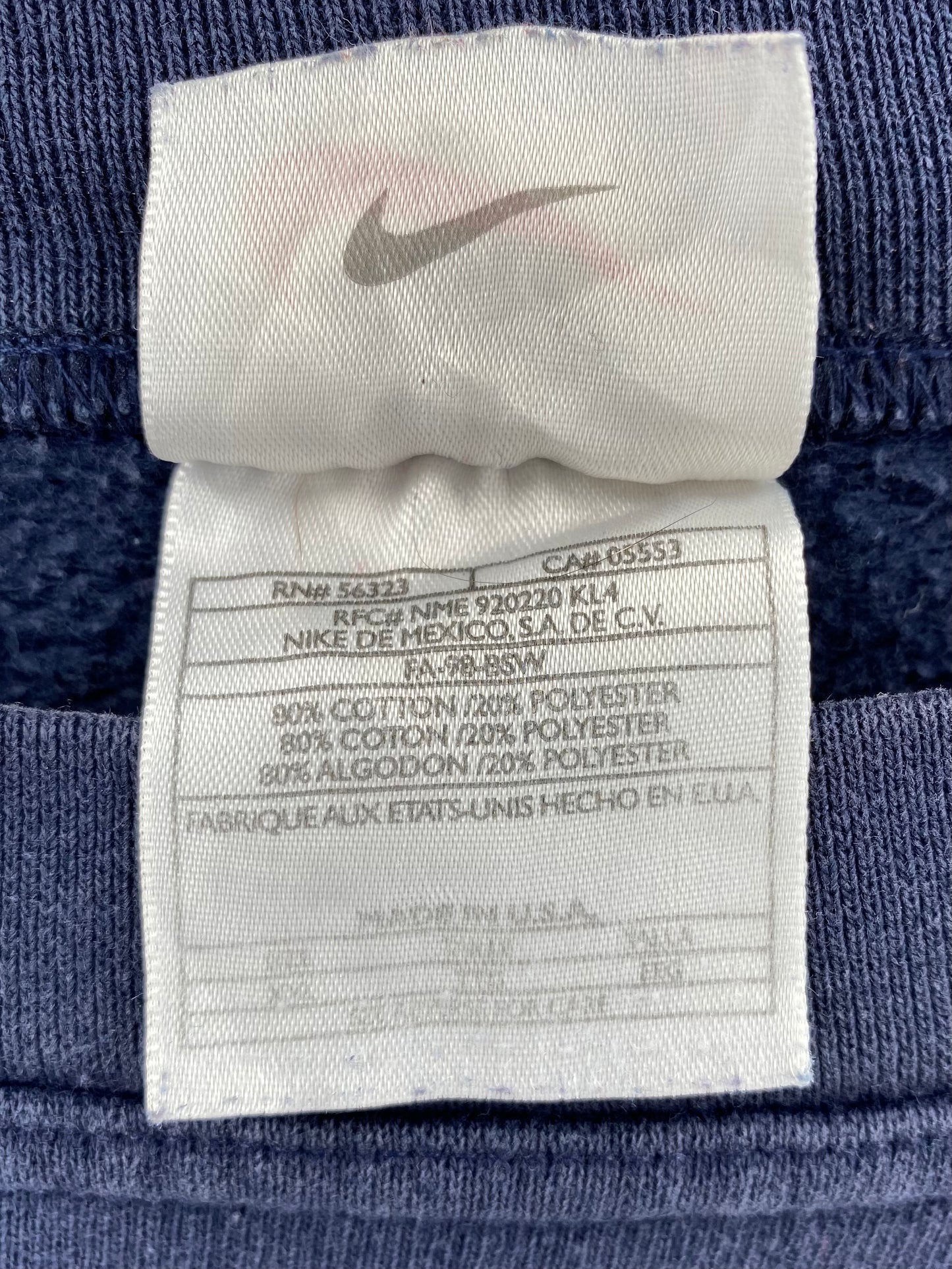 90’s NIKE Made in USA Size XXL Vintage Sweat-shirt / 7231