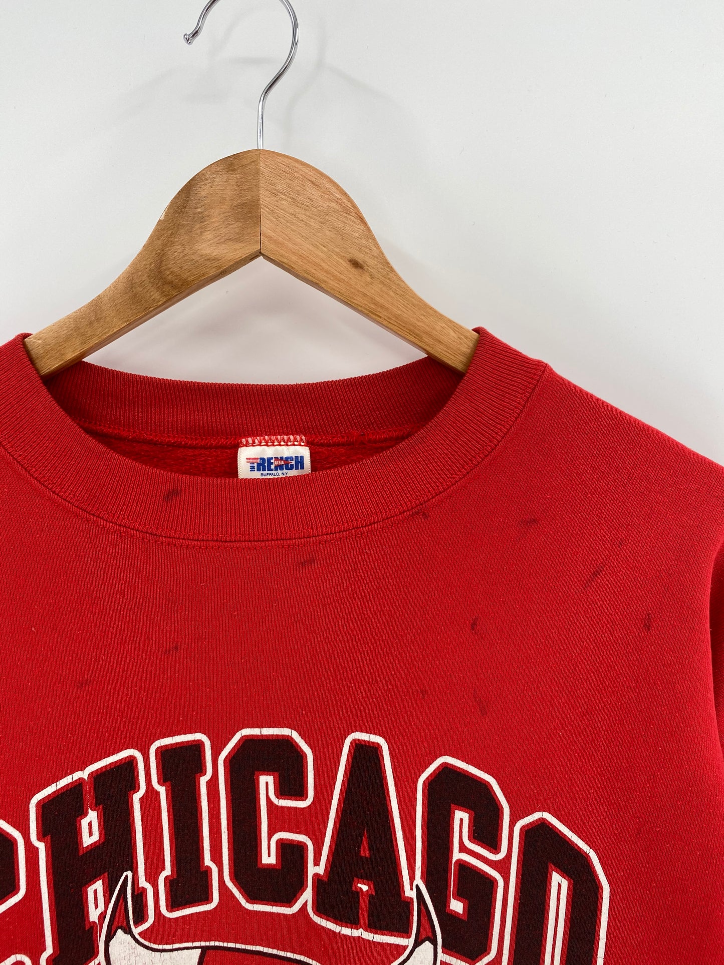 1990 CHICAGO BULLS Made in USA Size L Vintage NBA Sweat-shirt / 9055