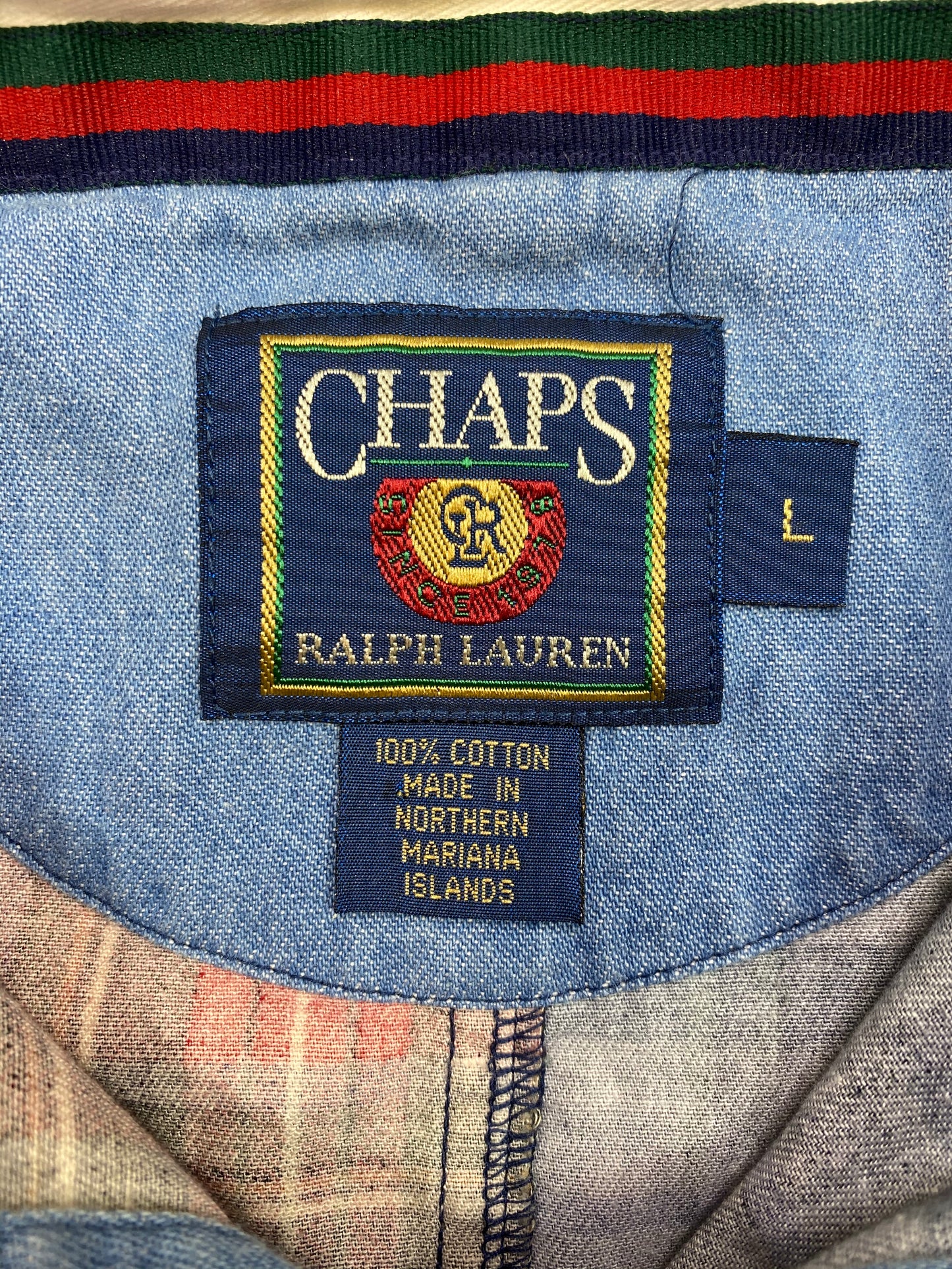 90's Chaps Ralph Lauren Vintage Rugby-Shirt / 4931