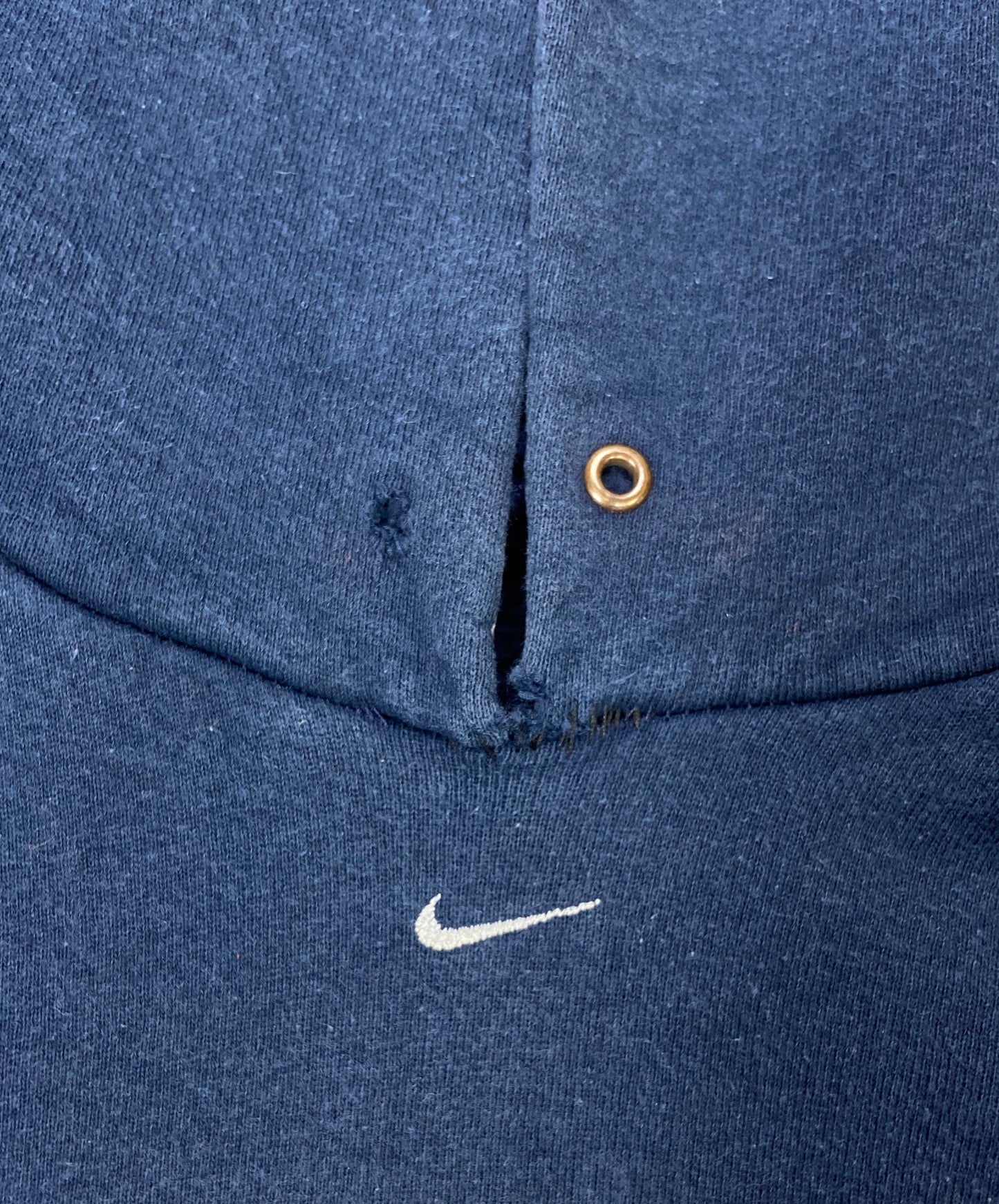 90's Nike Center Swoosh Made in USA Vintage Hoodie Sweat-Shirt / 3424