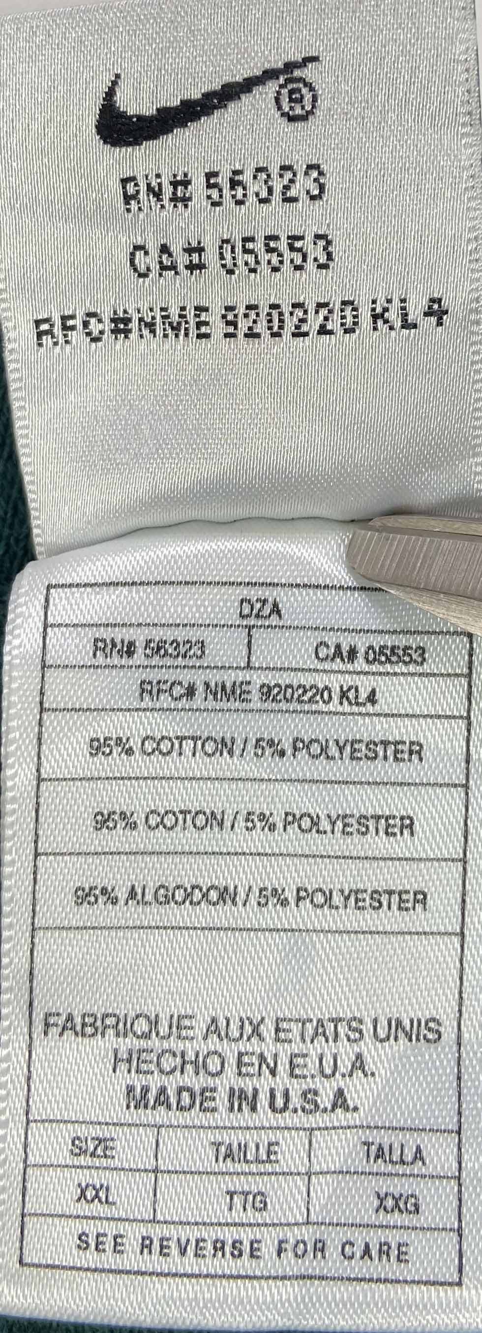 90's Nike Mini Swoosh Made in USA Vintage Sweat-Shirt / 3459