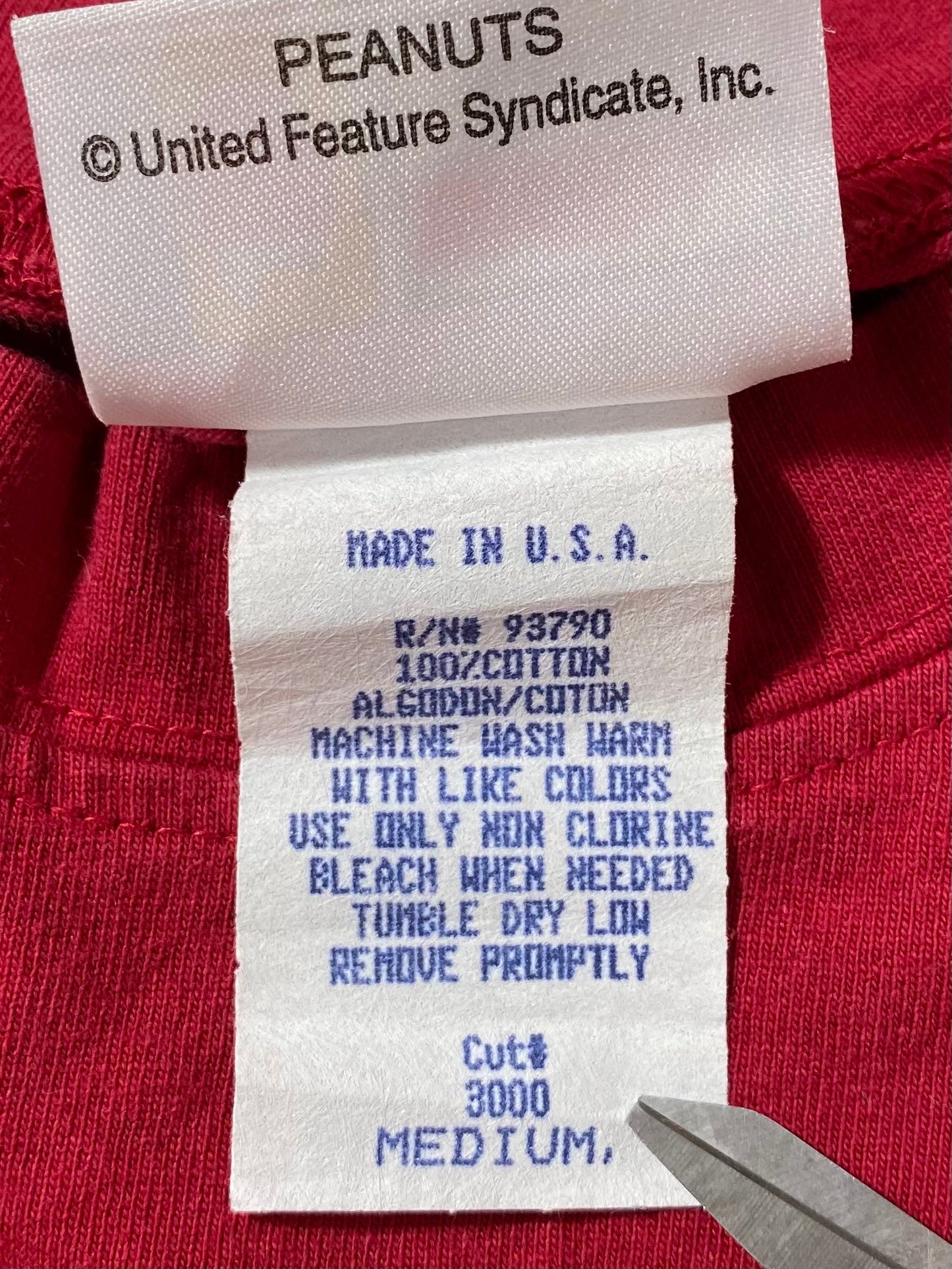 90’s DISNEY MICKEY AND DONALD AND GOOFY Made in USA Size M Vintage T-Shirt / K7070