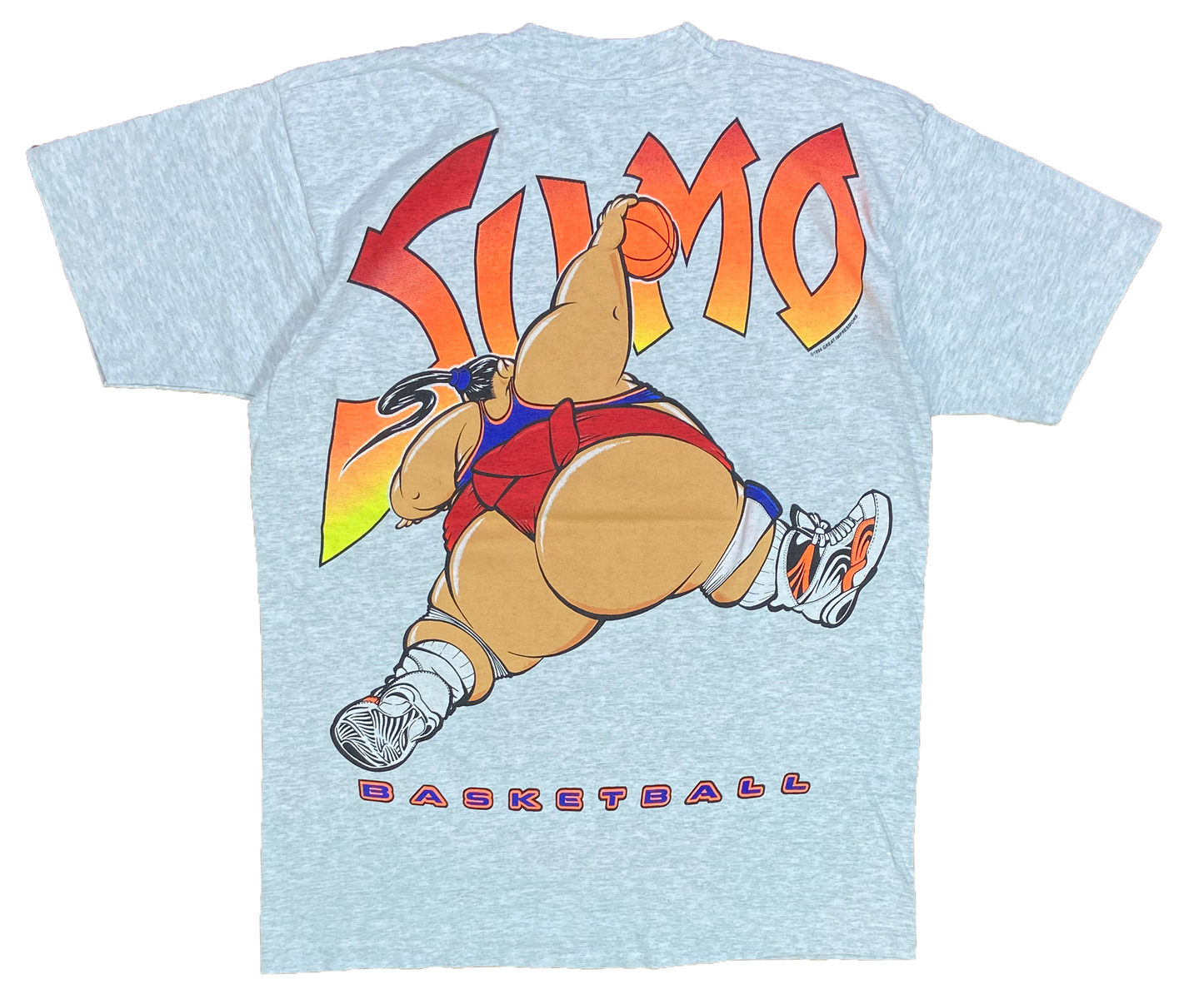 1994' Sumo x Basketball Made in USA Vintage T-Shirts / 3476