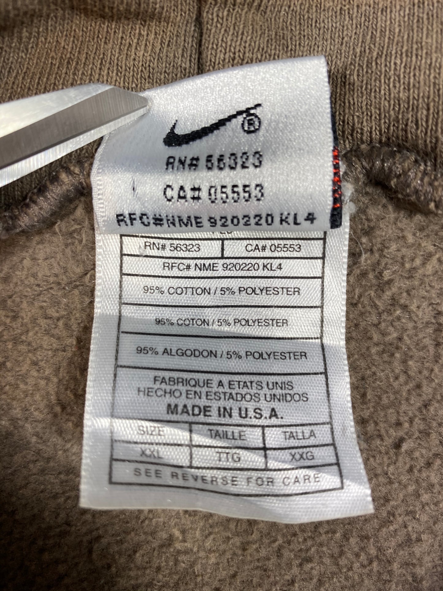 90’s NIKE Mini Swoosh Vintage Hoodie Sweat-Shirt / 4695