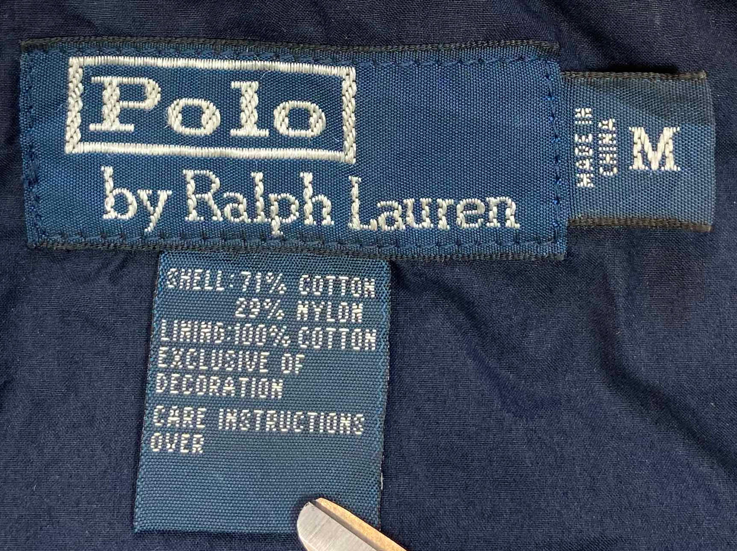 Vintage Polo Ralph Lauren Zip-Up Nylon Jacket / K733