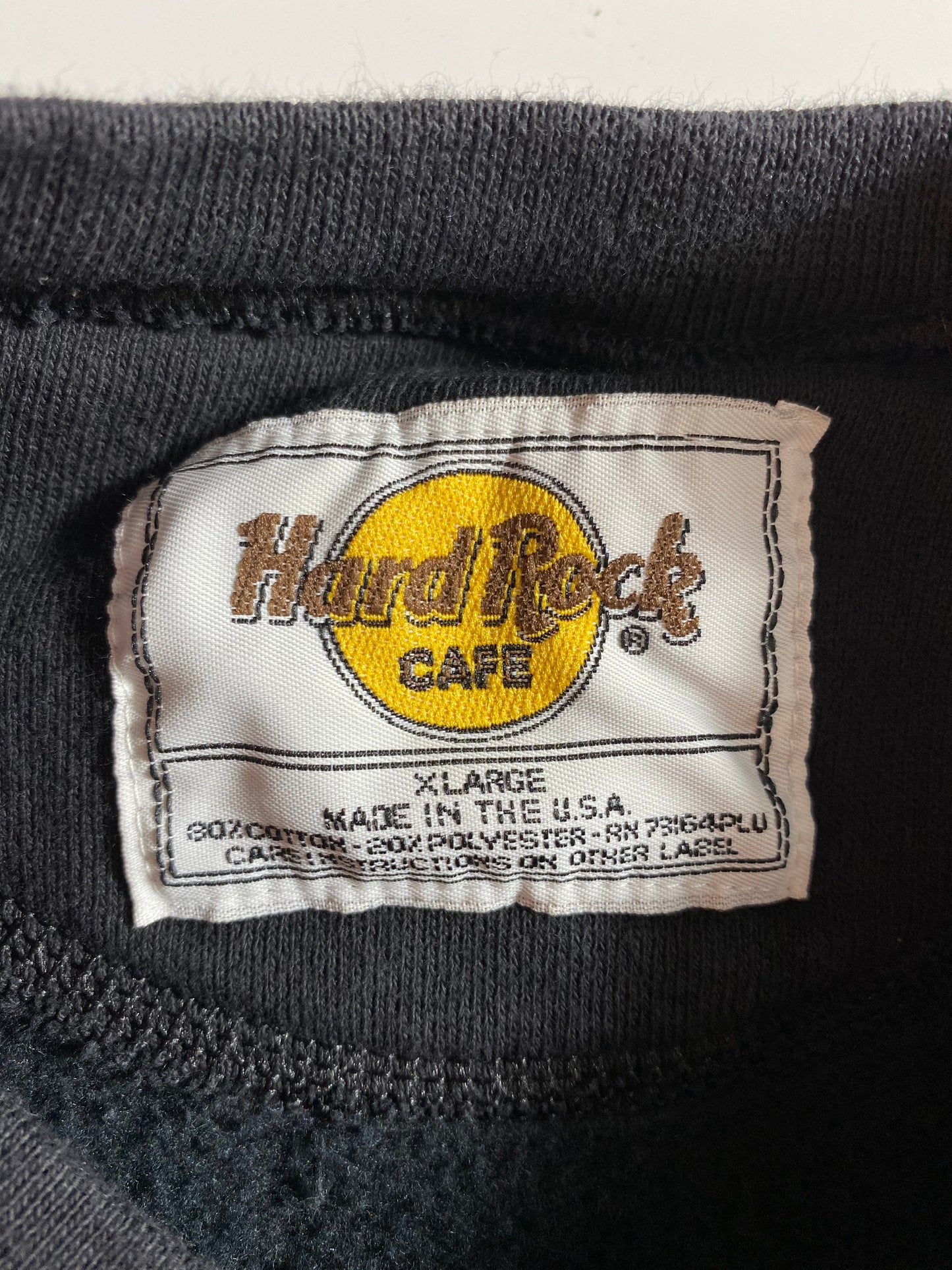 90's Hard Rock Cafe Las Vegas Made in USA Size XL Vintage Sweat-Shirt / 7959