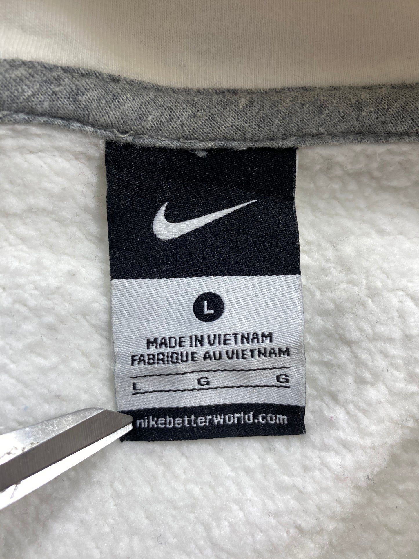 00’ NIKE Center Swoosh Size L Vintage Hoodie Sweat-shirt / 7202