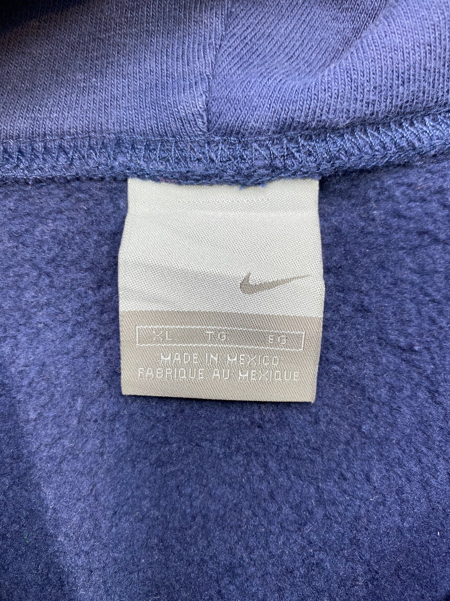 00’ NIKE MICHIGAN Size XL Vintage Hoodie Sweat-Shirt / 5259