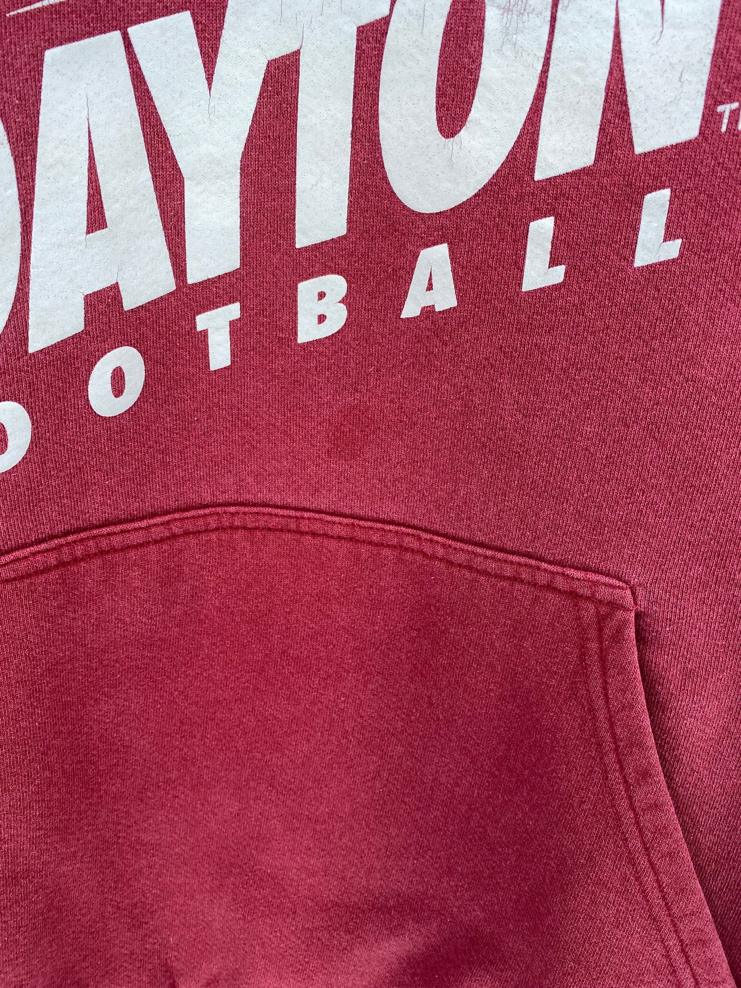 90's NIKE Center Swoosh DAYTON FOOTBALL Size M Vintage Hoodie Sweat-Shirts / K2999