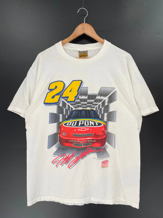 .1996 DUPONT MONTE CARLO Made in USA Size L Vintage Racing T-shirt / E2358T