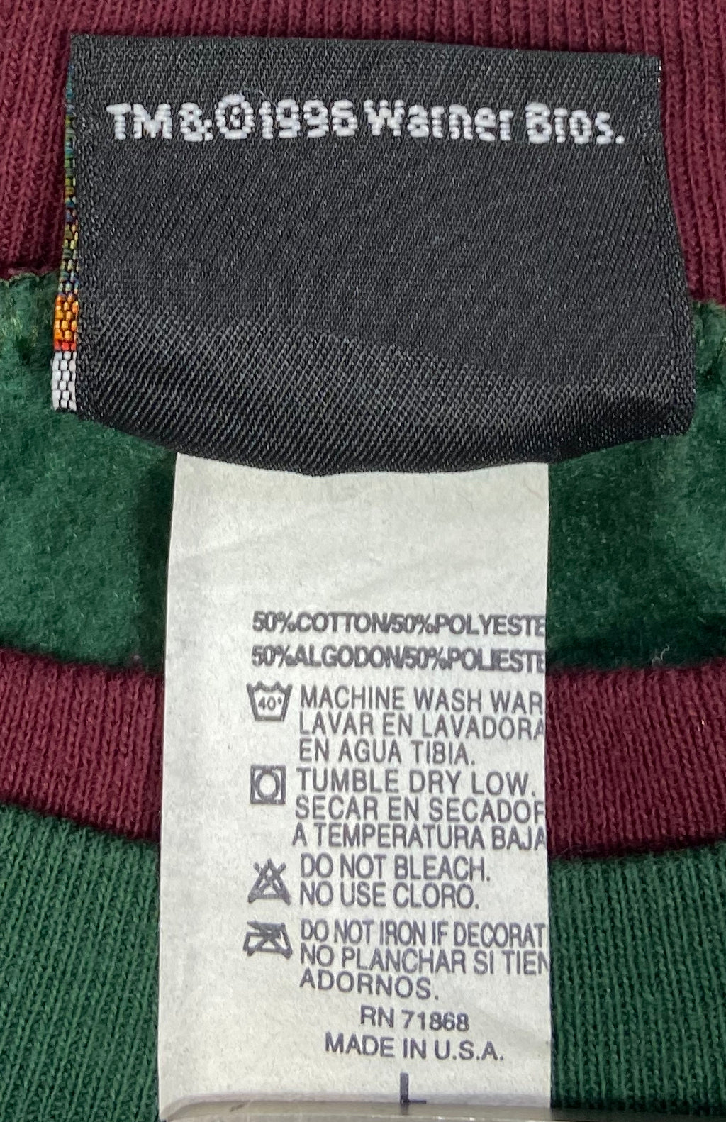 1996' Sylvester Looney Tunes Made in USA Vintage Sweat-Shirts / 3521