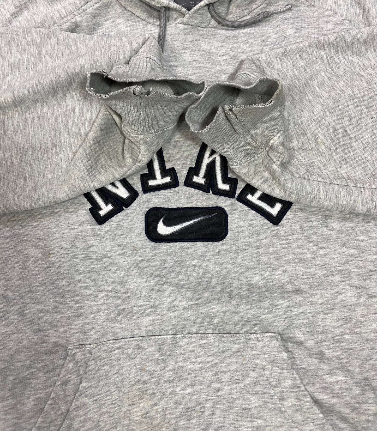00' Nike Center Logo Vintage Hoodie Sweat-Shirt / 3529
