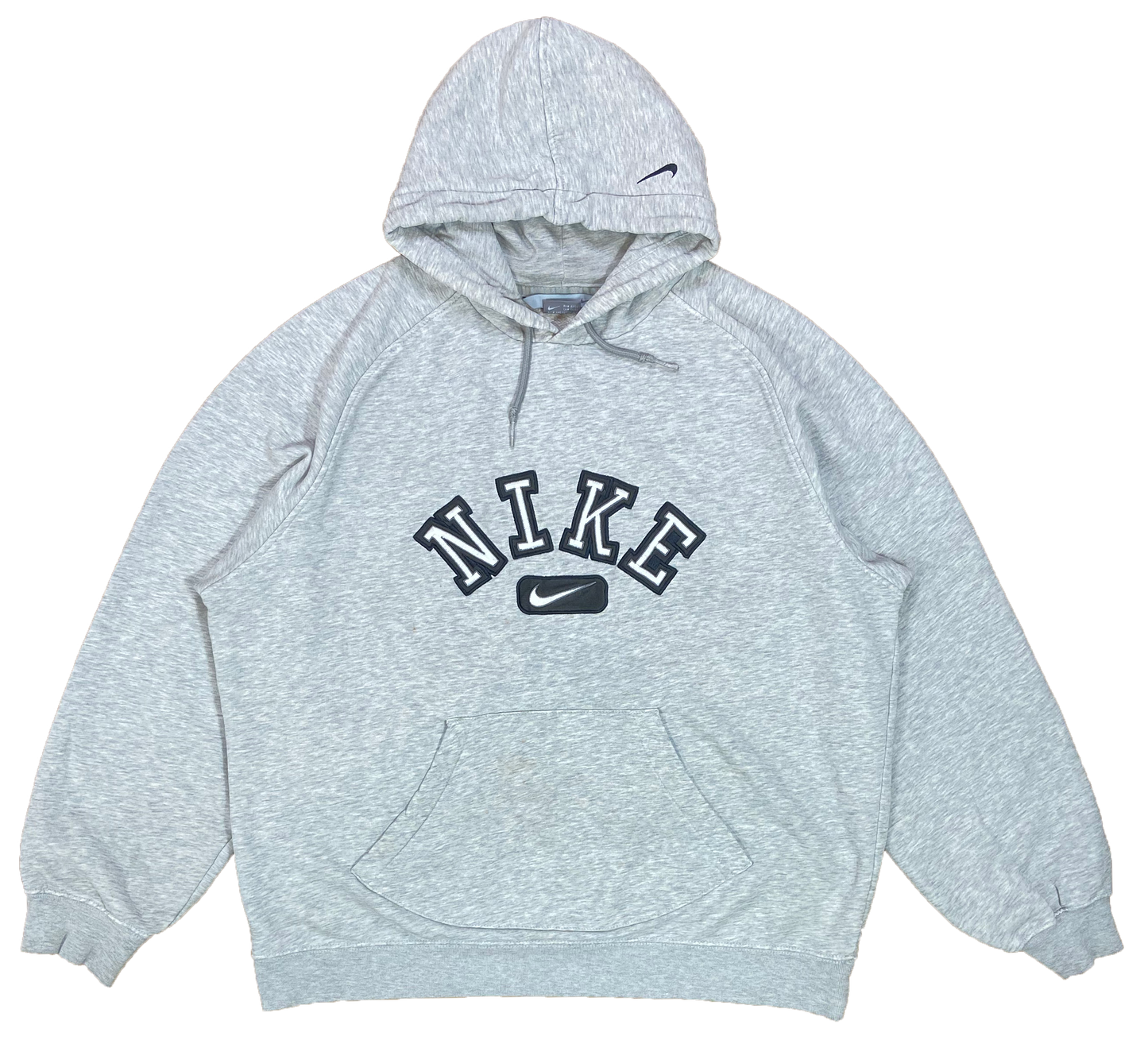 00' Nike Center Logo Vintage Hoodie Sweat-Shirt / 3529