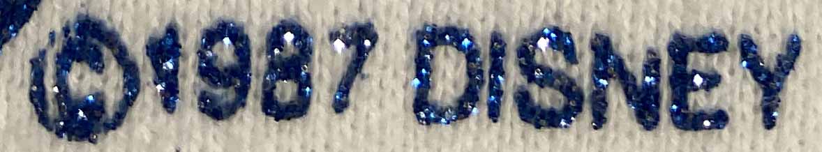 1987' Mickey Mouse Disney Made in USA Vintage Sweat-Shirt / 3558