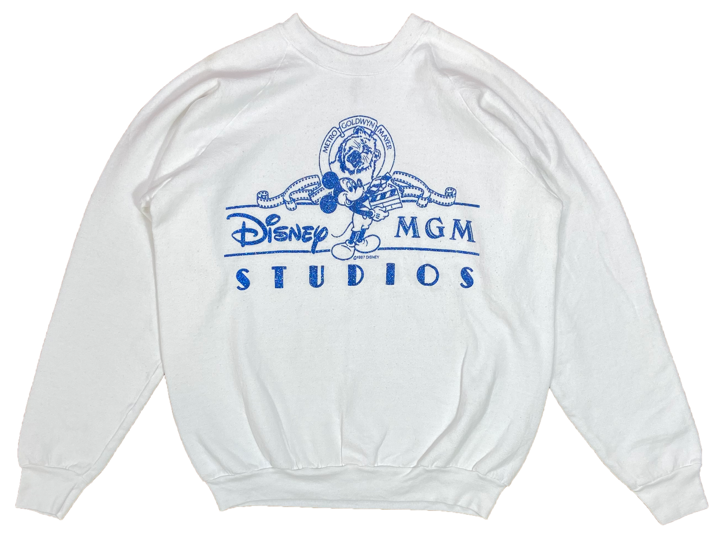 1987' Mickey Mouse Disney Made in USA Vintage Sweat-Shirt / 3558