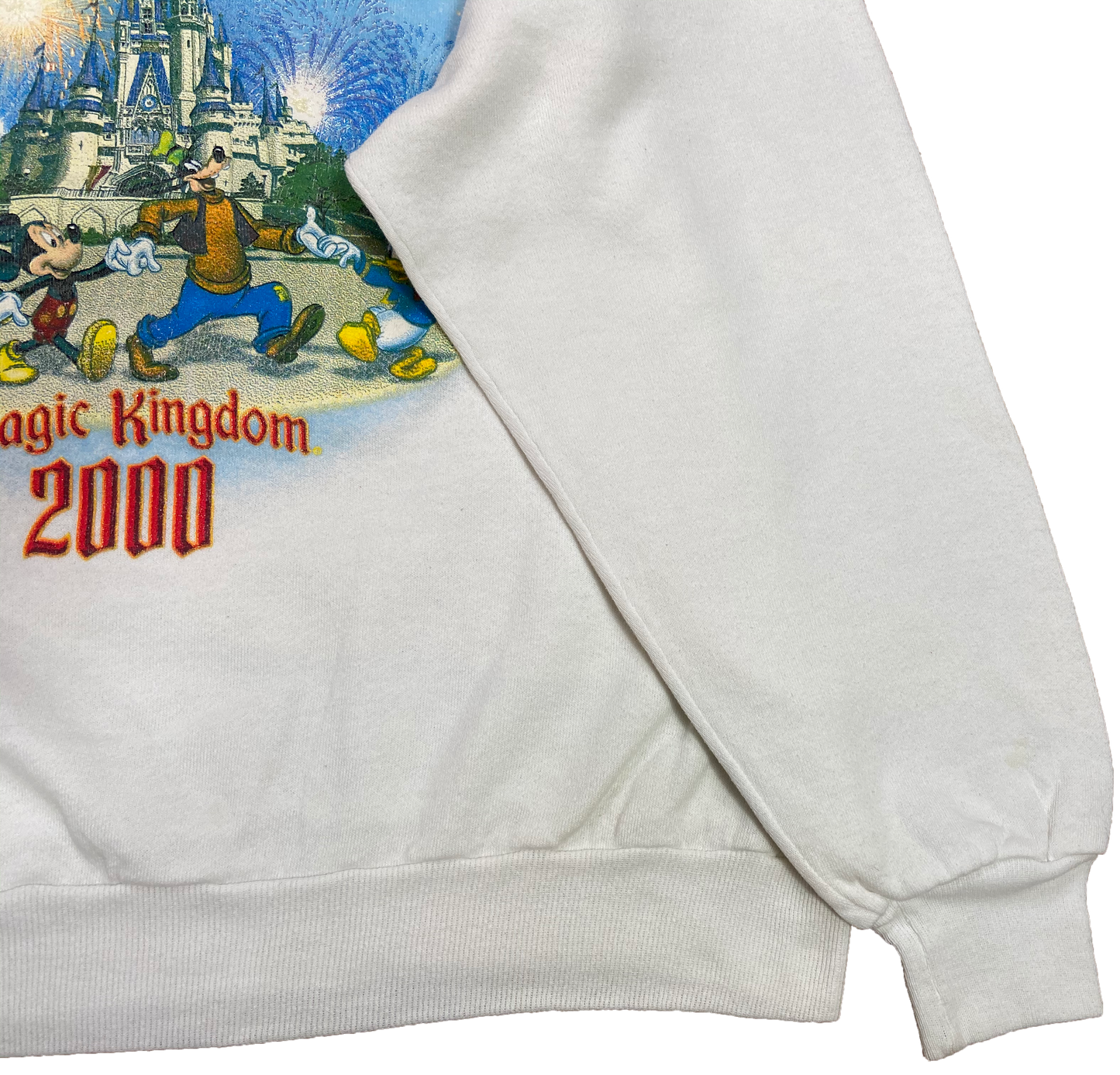 2000' Magic Kingdom Walt Disney World Made in USA Vintage Sweat-Shirt / 3561