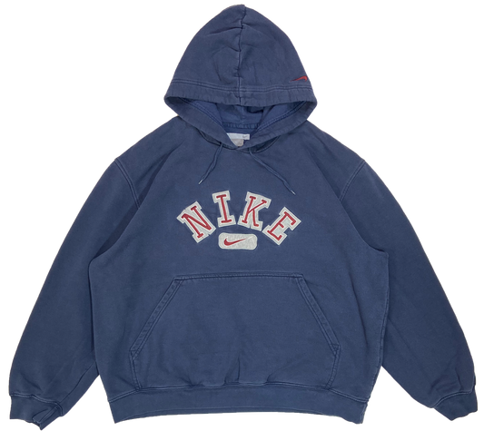 00' Nike Center Logo Vintage Hoodie Sweat-Shirt / 3568