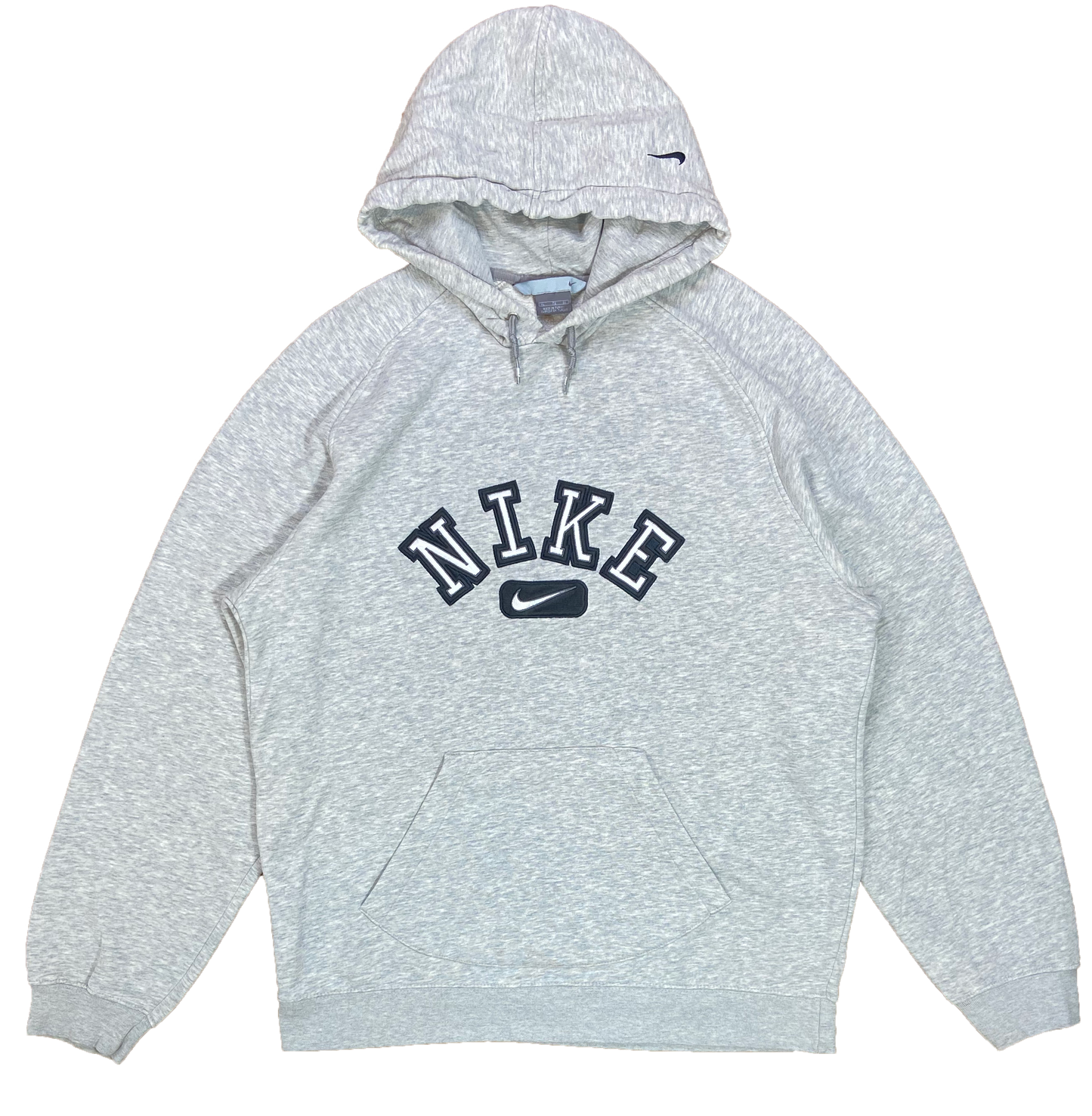 00' Nike Center Logo Vintage Hoodie Sweat-Shirt / 3588