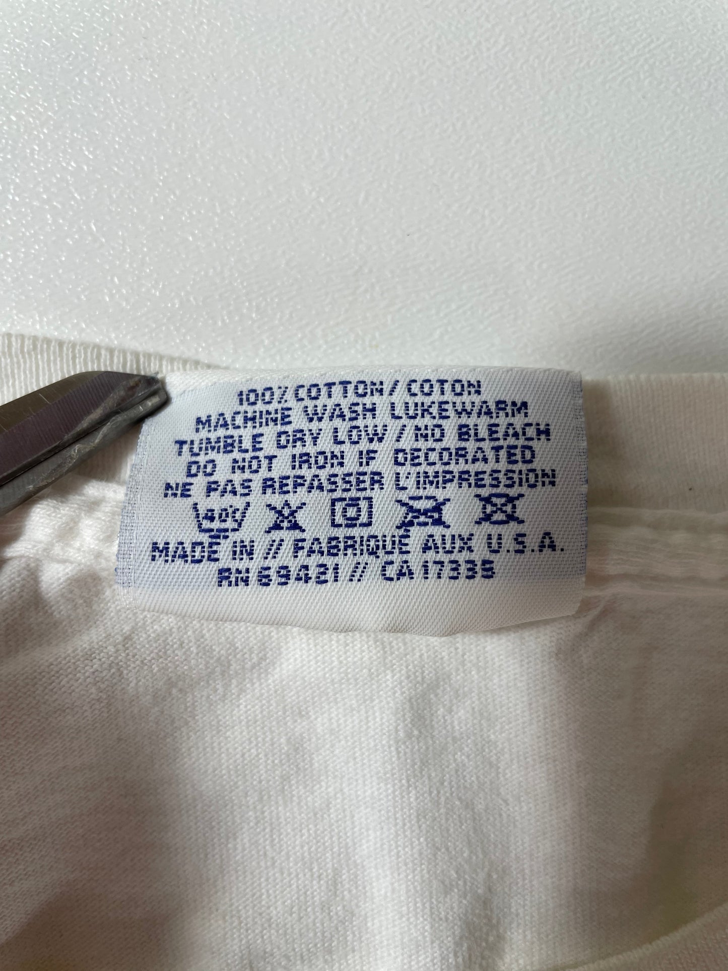 90’s REEBOK Made in USA Size Approx.XL Vintage T-Shirt / A3159