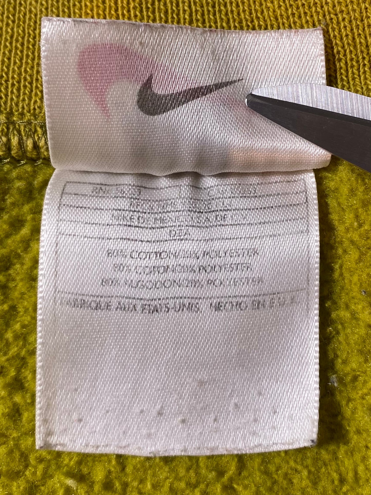 90’s NIKE Mini Swoosh Size XL Vintage Sweat-shirt / 9184