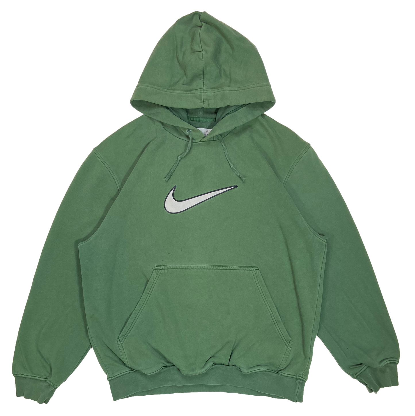 00' Nike Center Big Swoosh Vintage Hoodie Sweat-Shirt / 3611