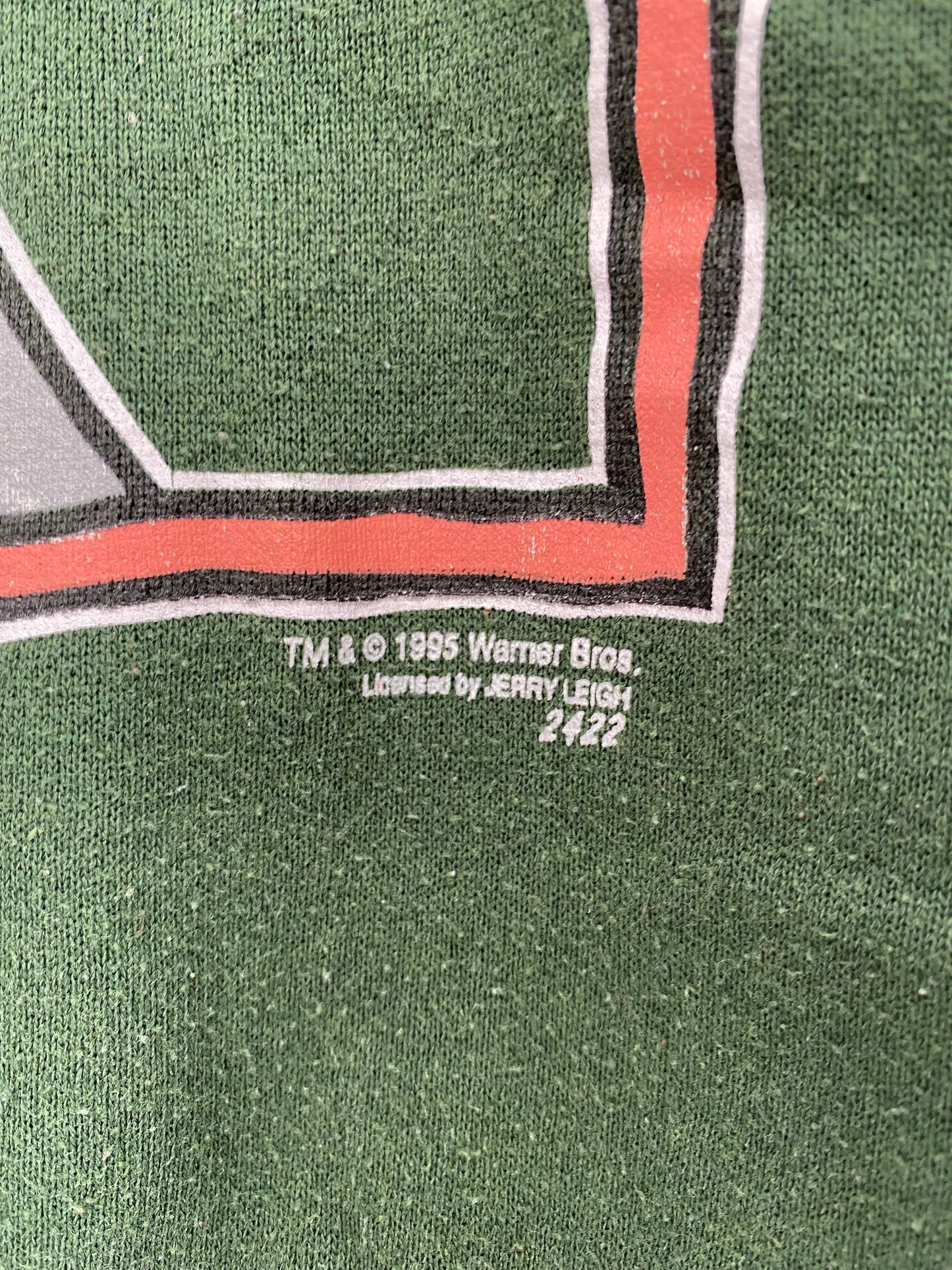 .1995 LOONEY TUNES BUGS BUNNY Size No tag (Approx.XL) Vintage Sweat-shirt / E5882S