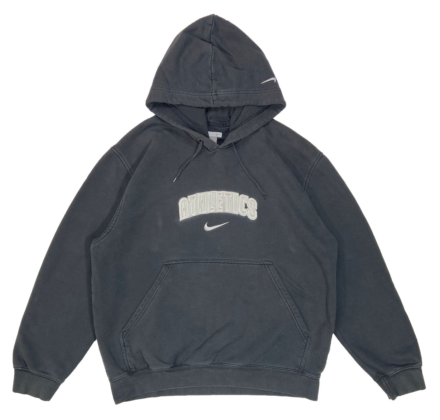 00' Nike Athletics Center Logo Vintage Hoodie Sweat-Shirt / 3649