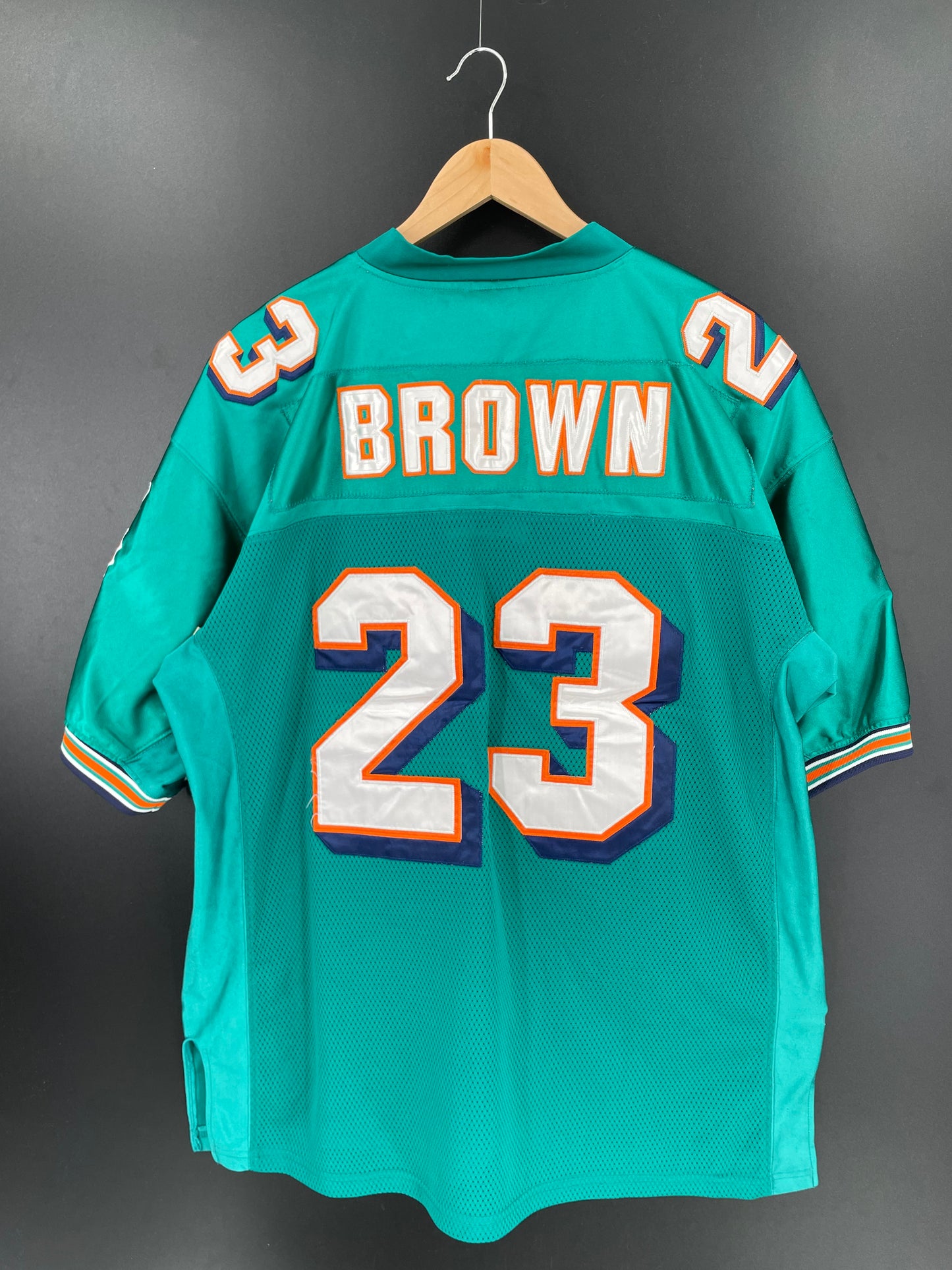 Vintage MIAMI DOLPHINS RONNIE BROWN Approx. Size XL Vintage NFL Jersey / K1748