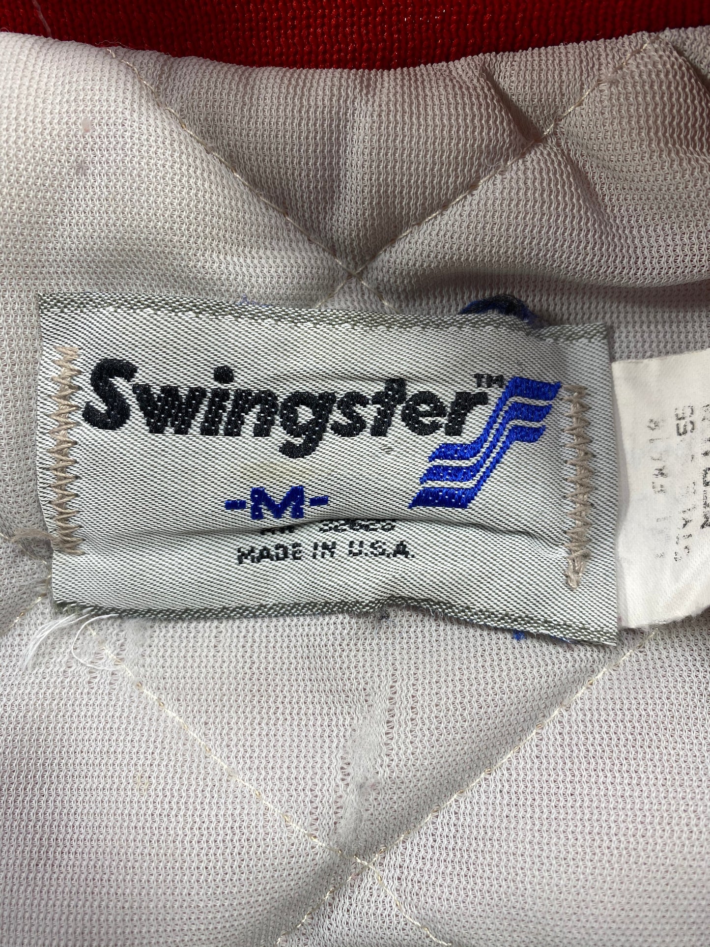 90's CHICAGO BULLS Size M Padded Vintage NBA Nylon Jacket / 5895